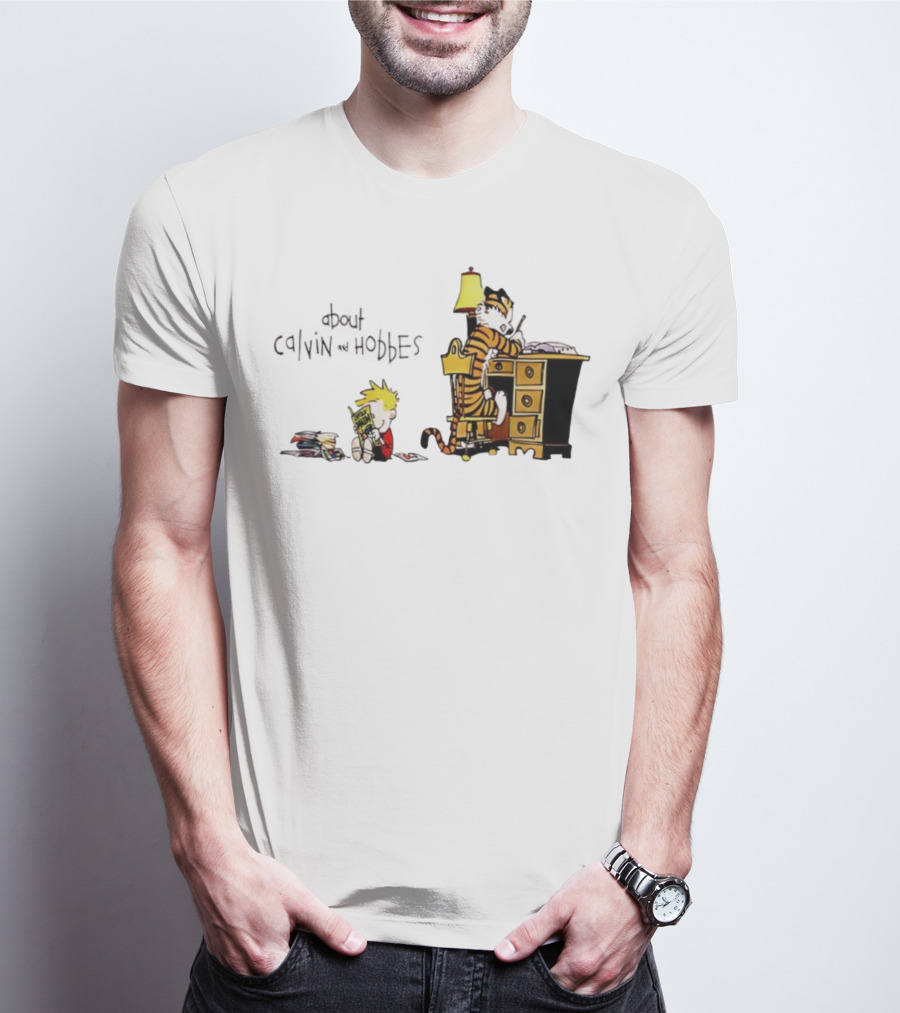 About Calvin And Hobbes Comics Reading And Writing T-Shirt