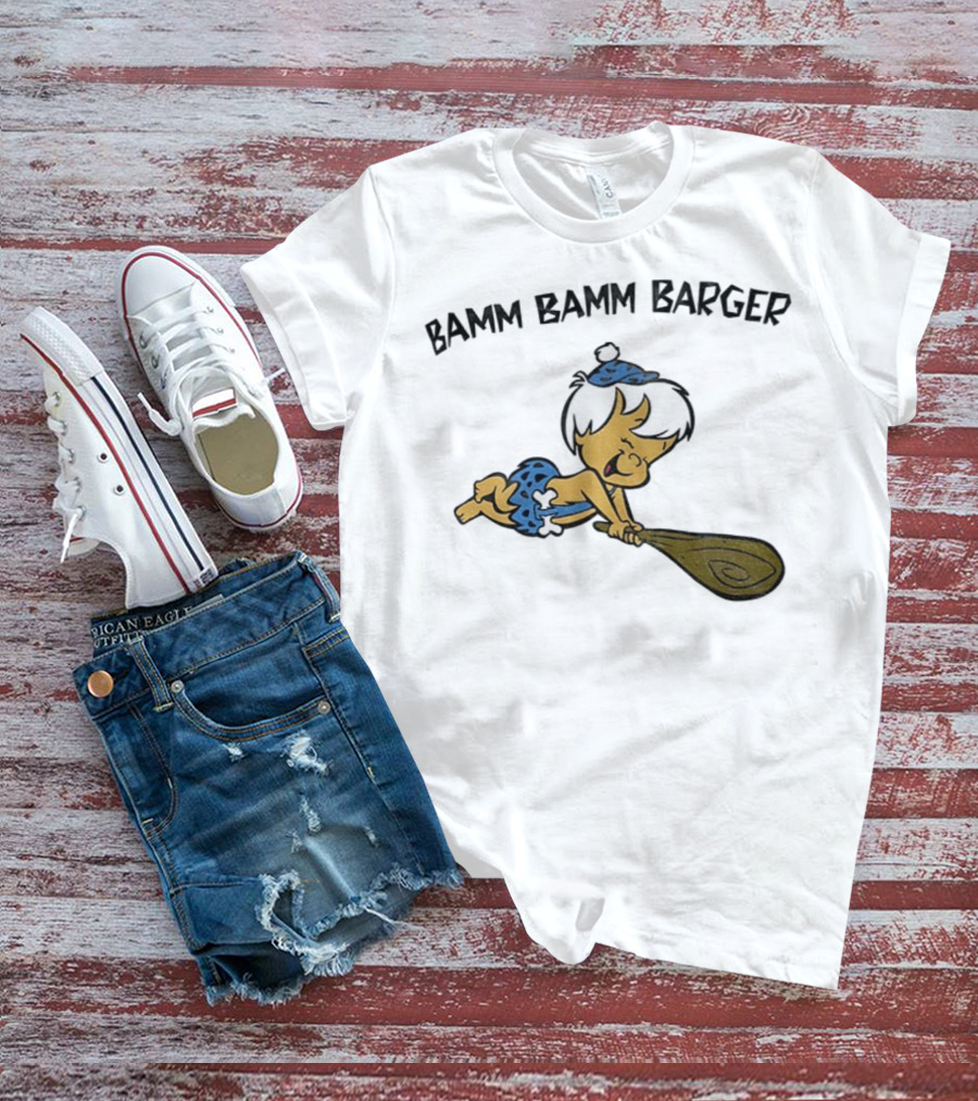Bamm Bamm Barger The Flintstones Vintage Movie Icon T-Shirt