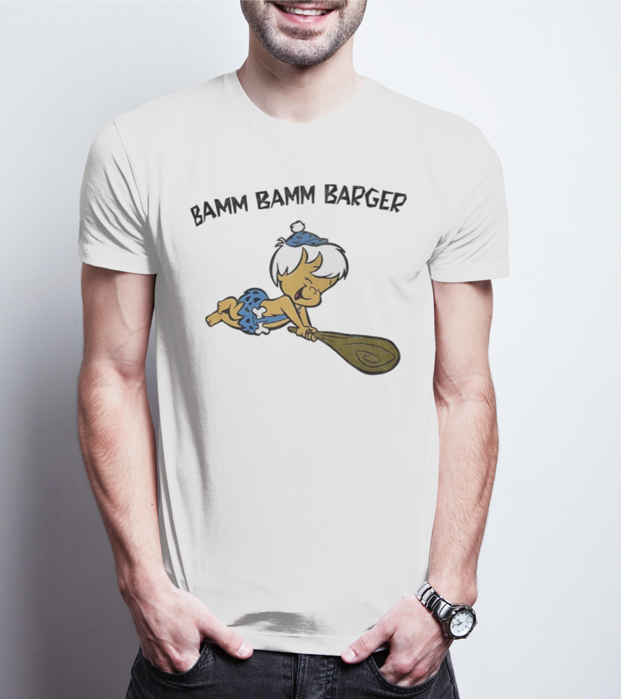 Bamm Bamm Barger The Flintstones Vintage Movie Icon T-Shirt