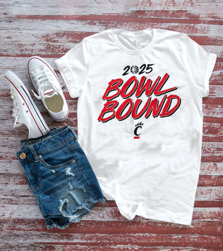 Cincinnati Bearcats 2025 Bowl Bound T-Shirt