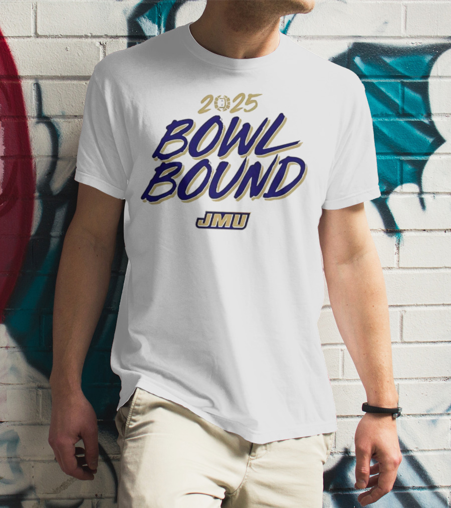 2025 Bowl Bound JMU James Madison Dukes T-Shirt