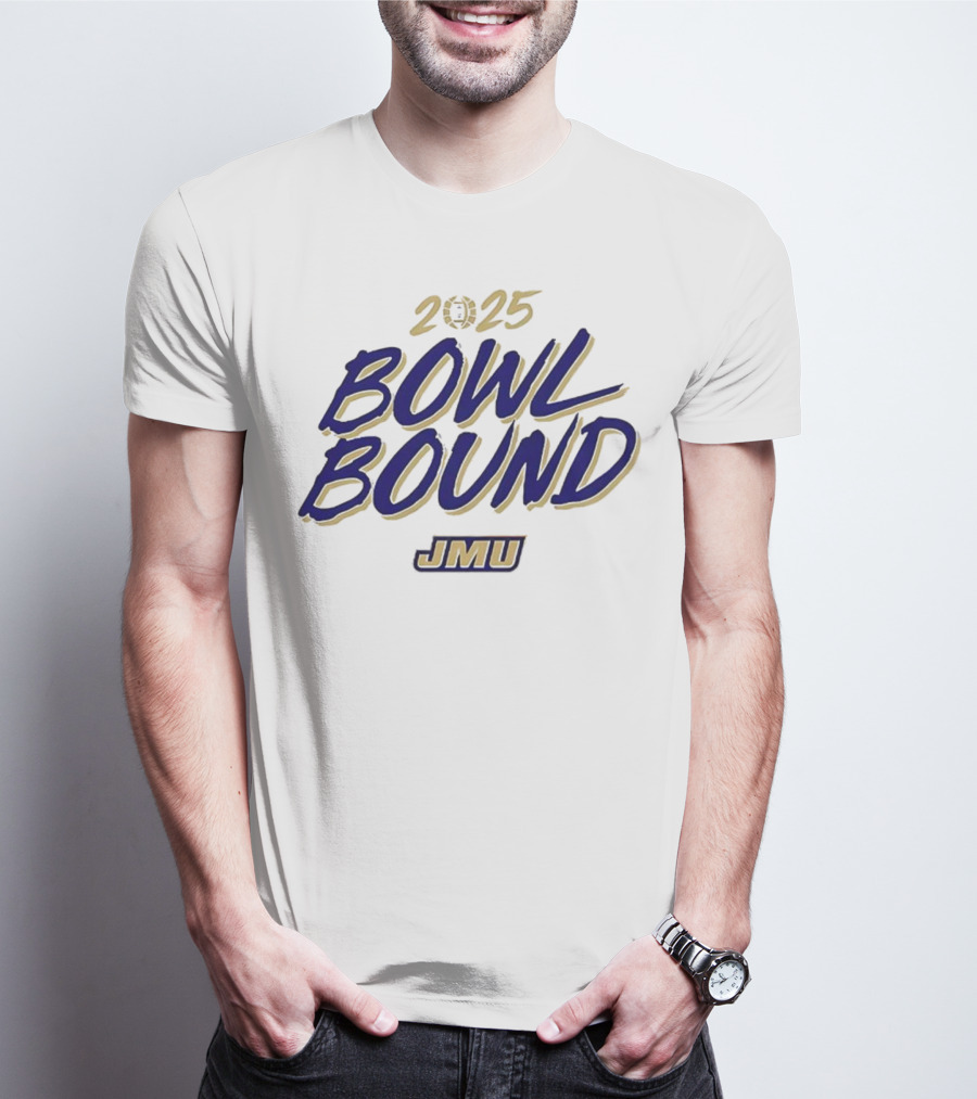 2025 Bowl Bound JMU James Madison Dukes T-Shirt