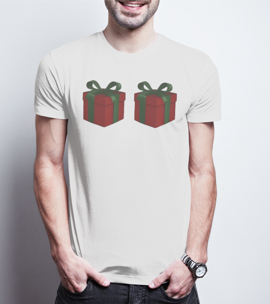 Just Here For The Presents Gifts Holiday Humor T-Shirt