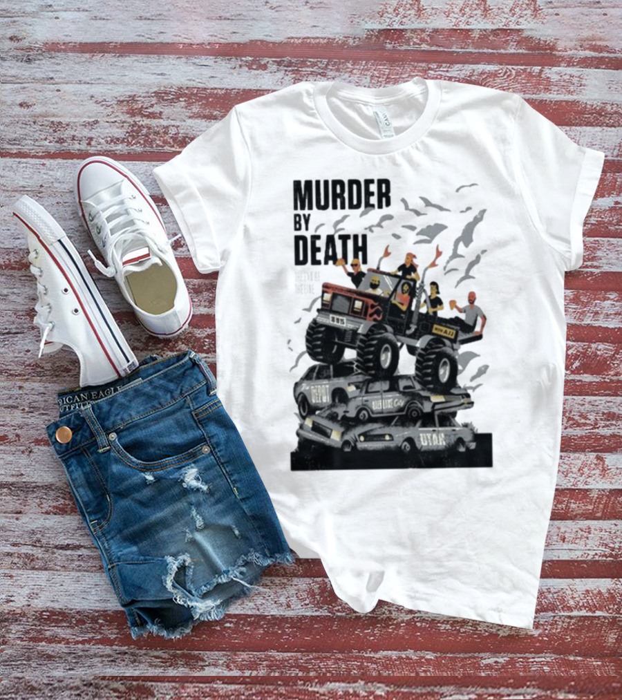 Murder By Death October 19 2025 Salt Lake City Tour Utah Depot Event Monster Truck Illustration T-Shirt