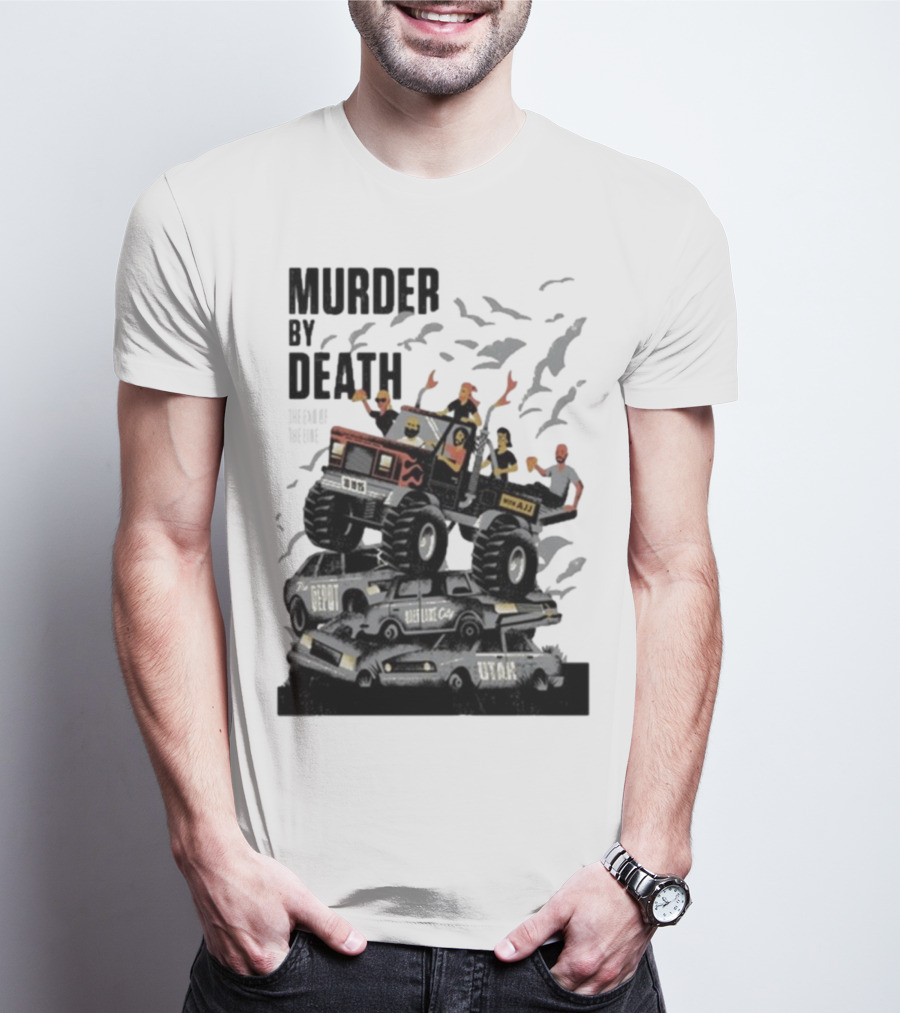 Murder By Death October 19 2025 Salt Lake City Tour Utah Depot Event Monster Truck Illustration T-Shirt