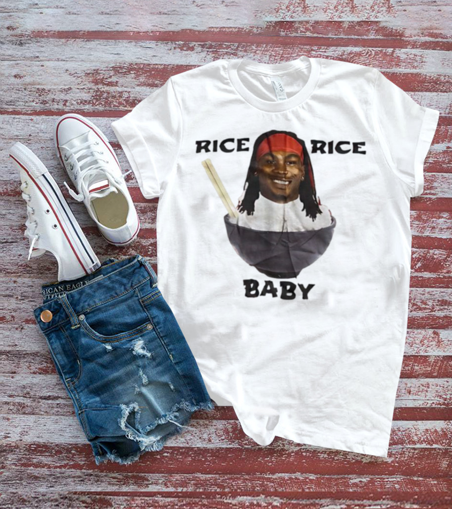 Rashee Rice Rice Baby Bowl Chopsticks Headband T-Shirt
