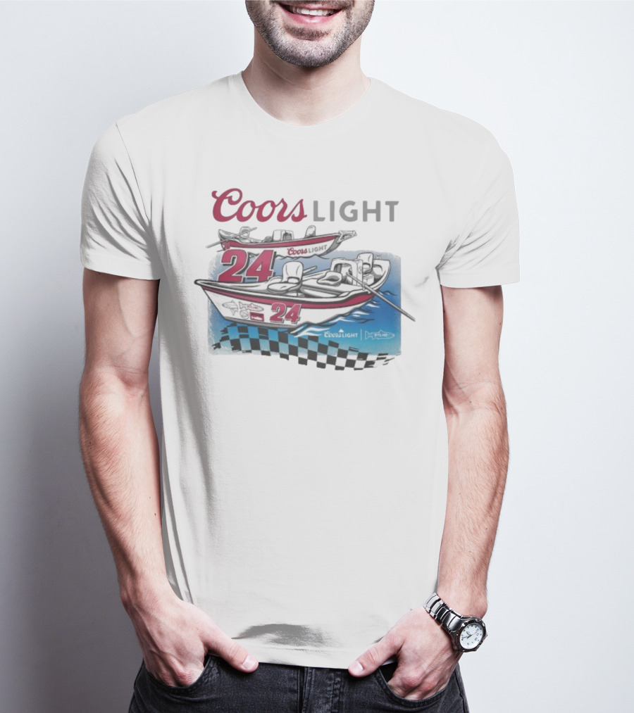 Coors Light STLHD 24 Racing Boat Collaboration T-Shirt