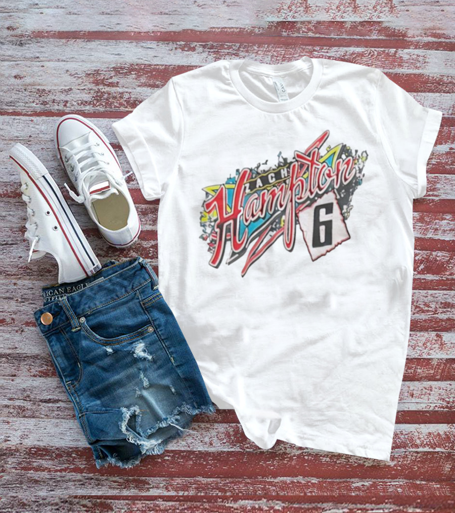Zach Hampton 6 Vibrant Indiana Style Retro Graffiti T-Shirt