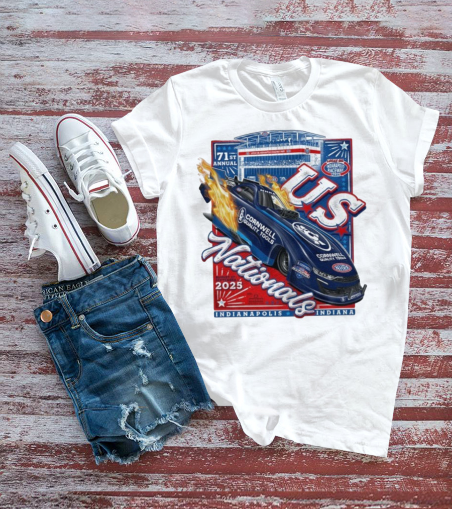 71st Annual Cornwell Quality Tools U.S. Nationals 2025 Indianapolis Raceway Park Indiana Event T-Shirt