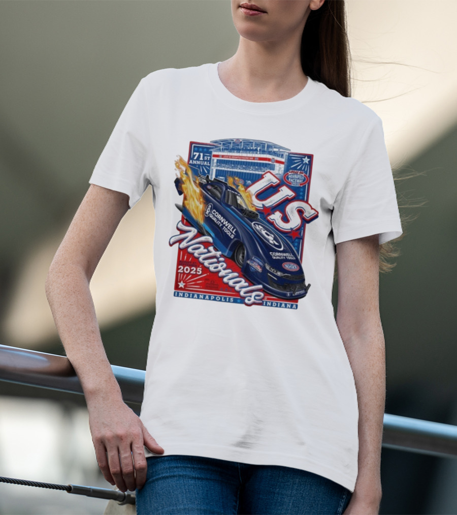 71st Annual Cornwell Quality Tools U.S. Nationals 2025 Indianapolis Raceway Park Indiana Event T-Shirt