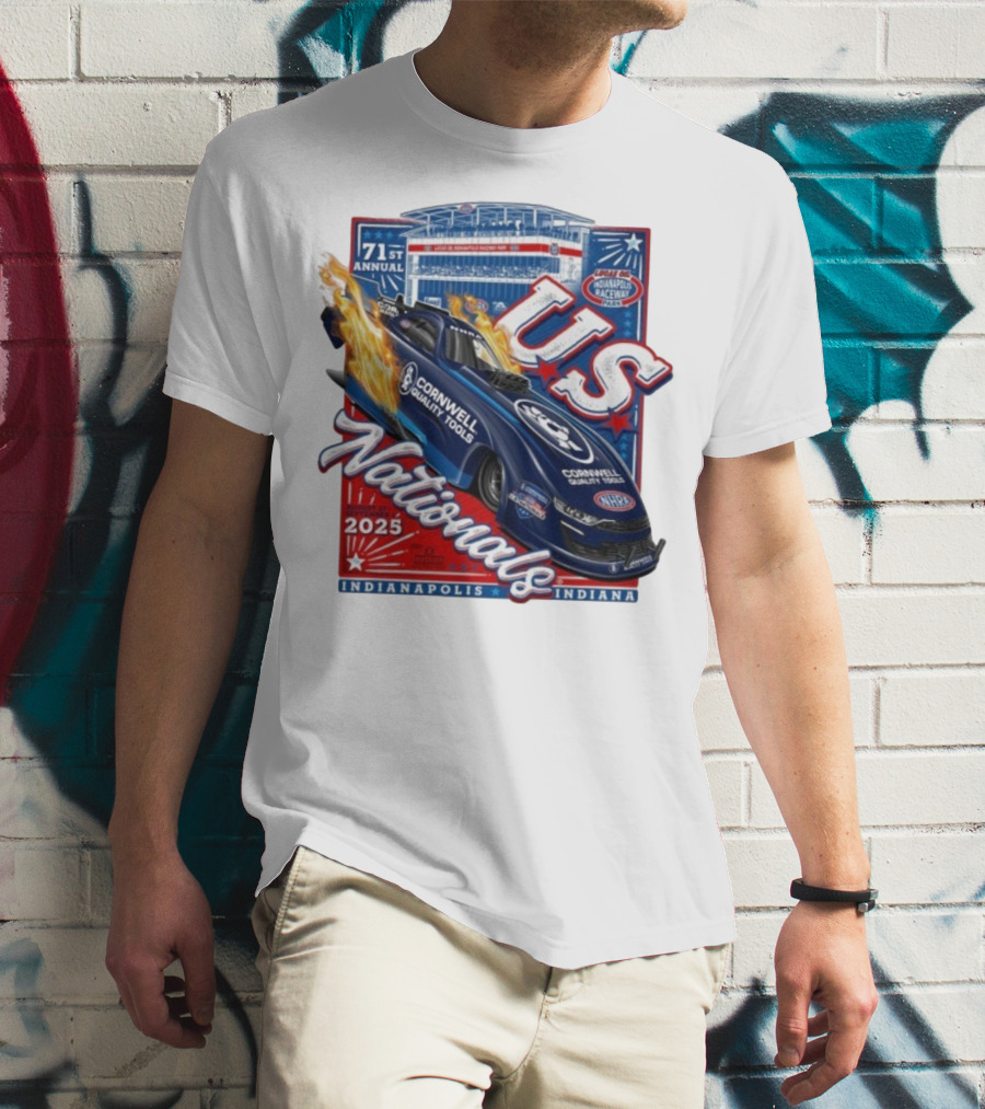 71st Annual Cornwell Quality Tools U.S. Nationals 2025 Indianapolis Raceway Park Indiana Event T-Shirt