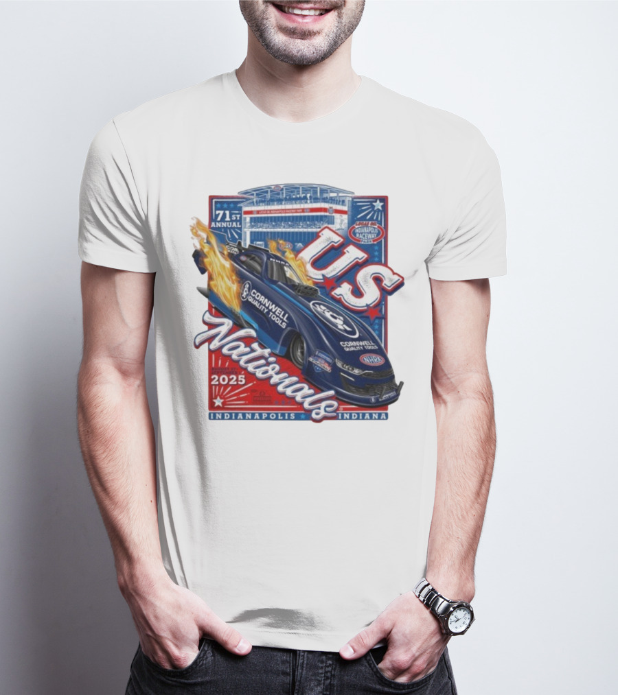 71st Annual Cornwell Quality Tools U.S. Nationals 2025 Indianapolis Raceway Park Indiana Event T-Shirt