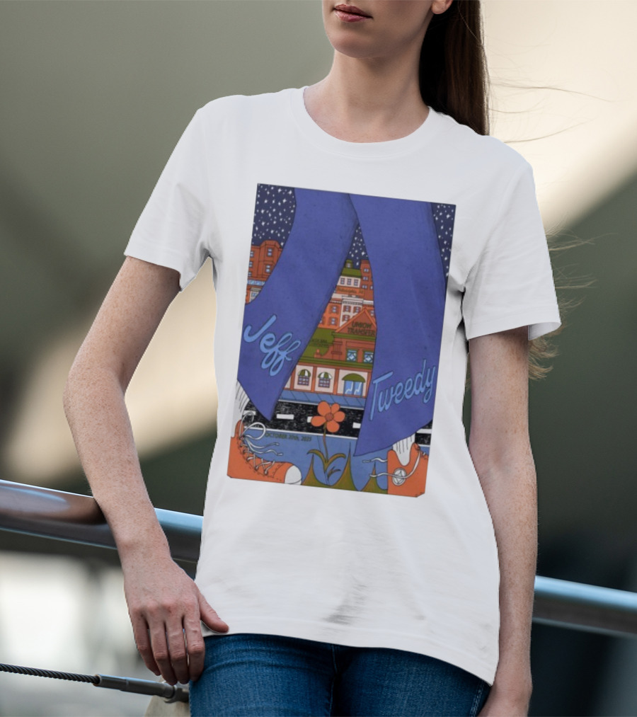 Jeff Tweedy October 20 2025 Union Transfer Retro Concert Design T-Shirt