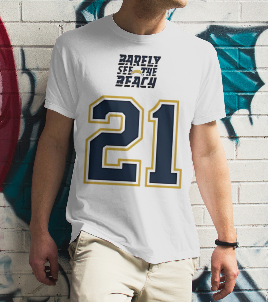 LaDainian Tomlinson San Diego Chargers 21 Barely See The Beach T-Shirt