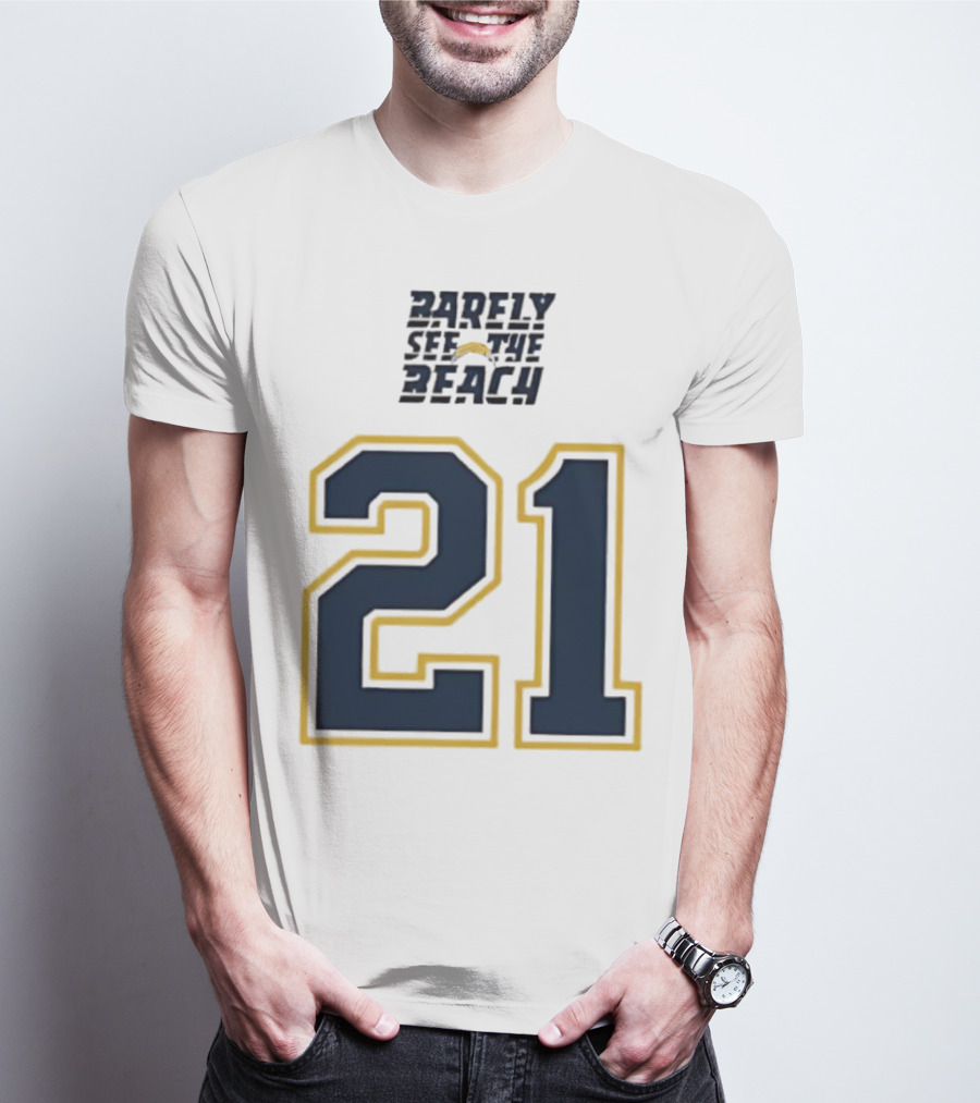 LaDainian Tomlinson San Diego Chargers 21 Barely See The Beach T-Shirt