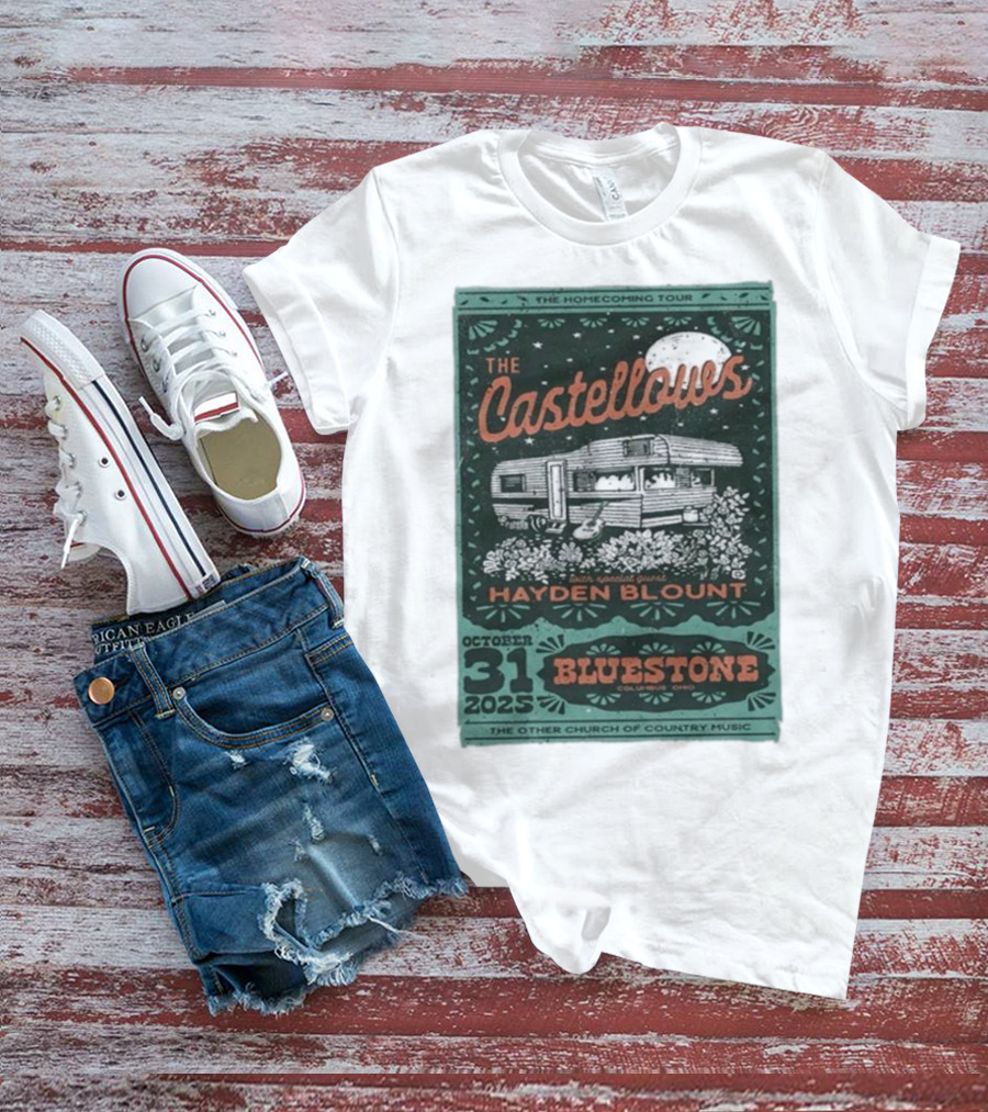 The Castellows Homecoming Tour Hayden Blount Bluestone Columbus October 31 2025 T-Shirt