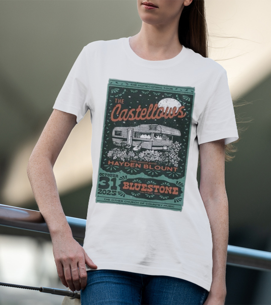 The Castellows Homecoming Tour Hayden Blount Bluestone Columbus October 31 2025 T-Shirt