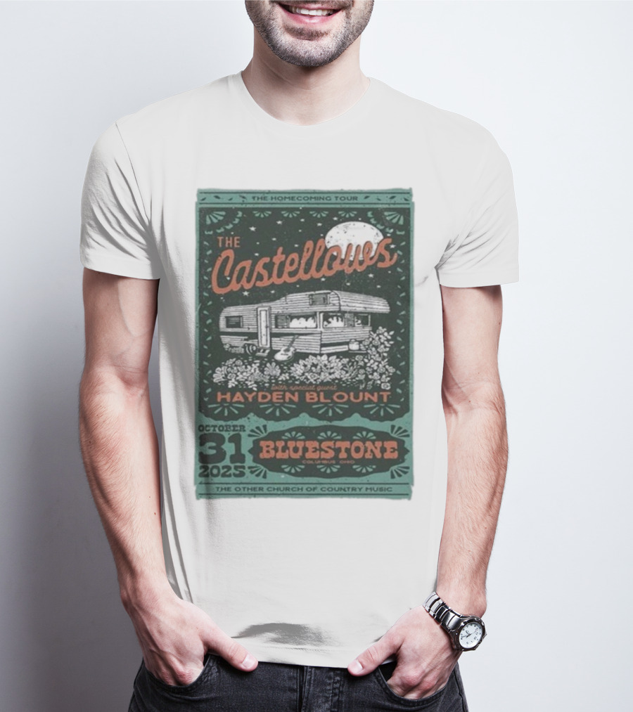 The Castellows Homecoming Tour Hayden Blount Bluestone Columbus October 31 2025 T-Shirt