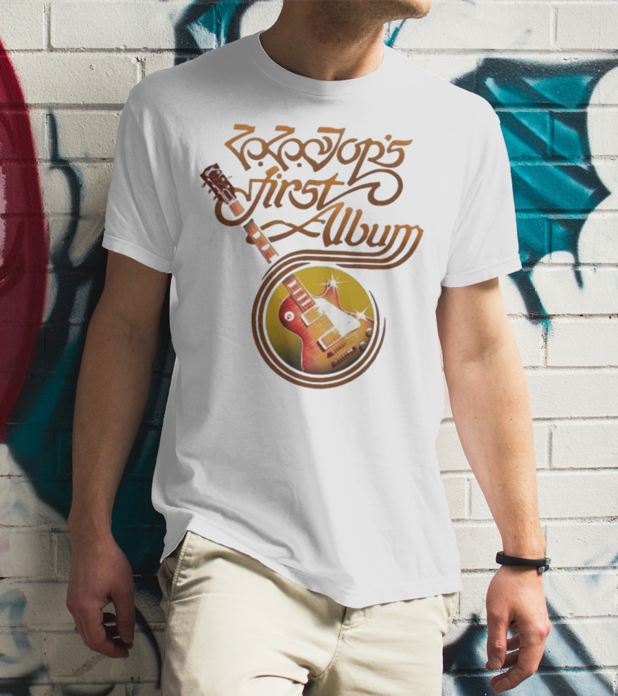 ZZ Top's First Album Guitar Art Retro Style T-Shirt
