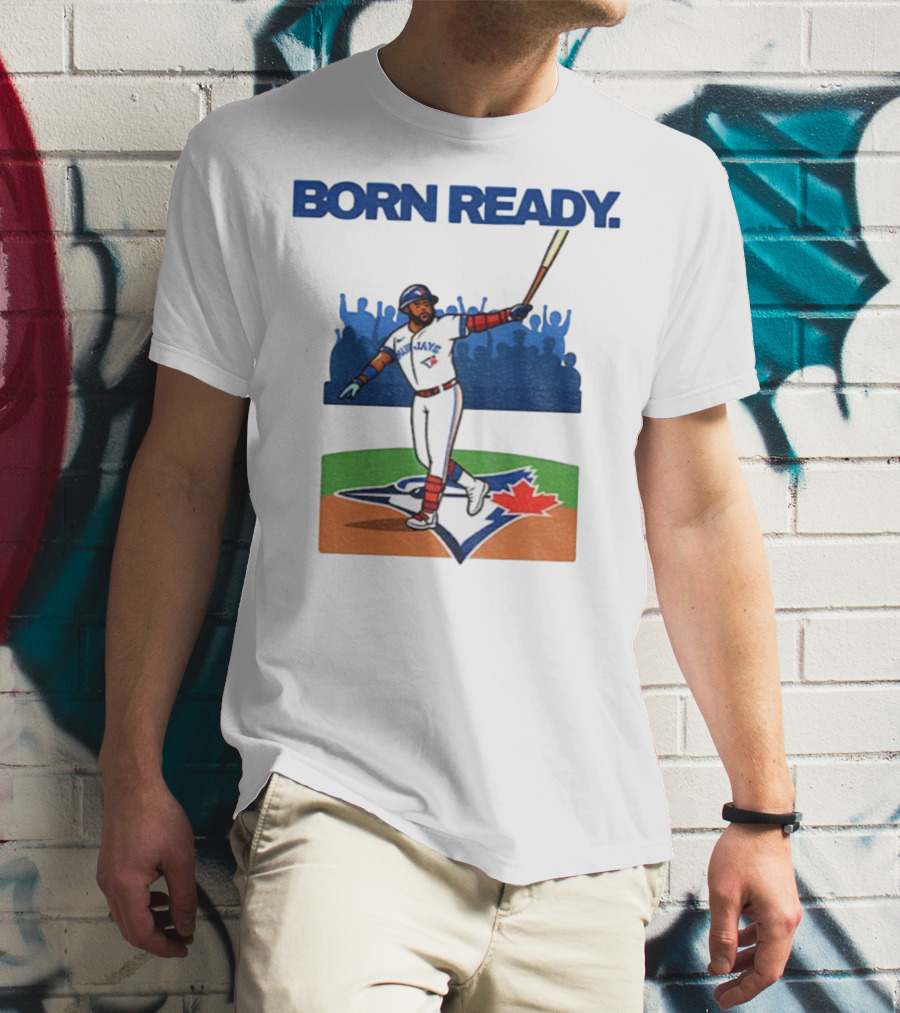 Vladimir Guerrero Jr. Born Ready Toronto Blue Jays MLB Baseball Player T-Shirt