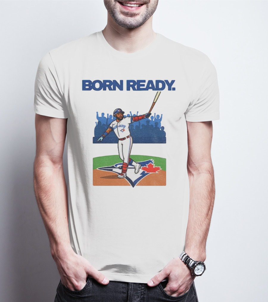 Vladimir Guerrero Jr. Born Ready Toronto Blue Jays MLB Baseball Player T-Shirt