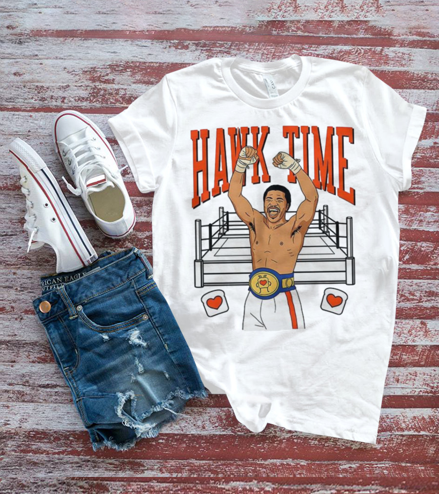 Hawk Time Aaron Pryor Champion Boxer Ring Victory T-Shirt