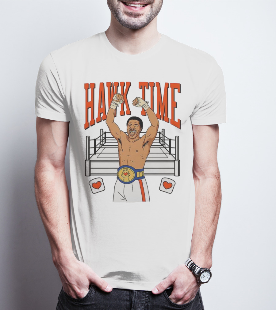 Hawk Time Aaron Pryor Champion Boxer Ring Victory T-Shirt