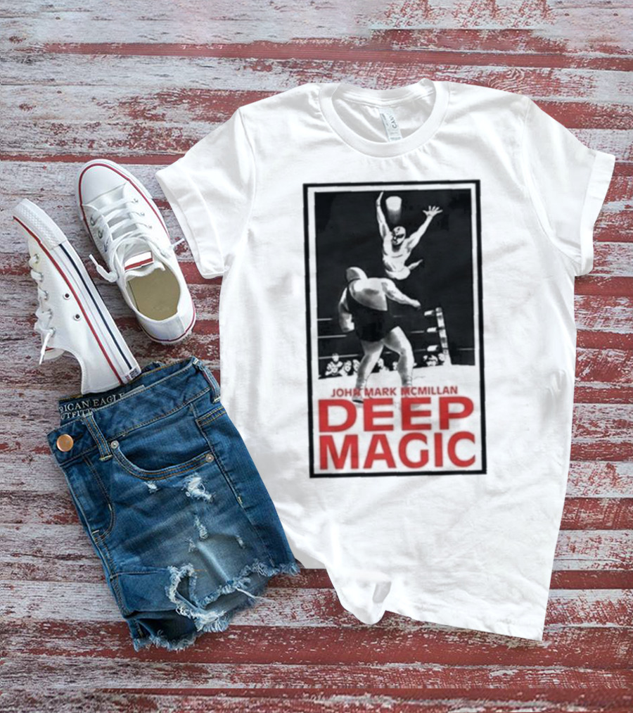 John Mark McMillan Deep Magic Wrestling Illustration T-Shirt
