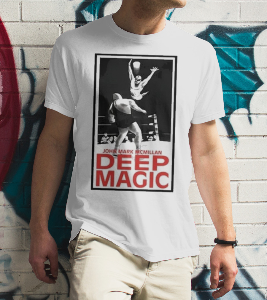 John Mark McMillan Deep Magic Wrestling Illustration T-Shirt