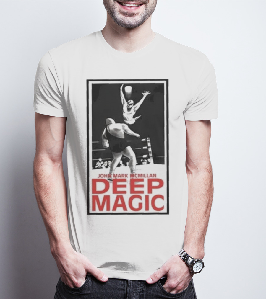 John Mark McMillan Deep Magic Wrestling Illustration T-Shirt