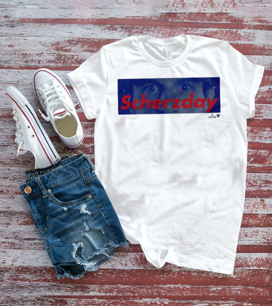 Max Scherzer Scherzday Eyes Toronto Blue Jays T-Shirt
