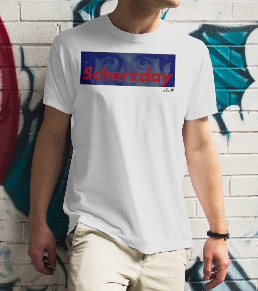 Max Scherzer Scherzday Eyes Toronto Blue Jays T-Shirt