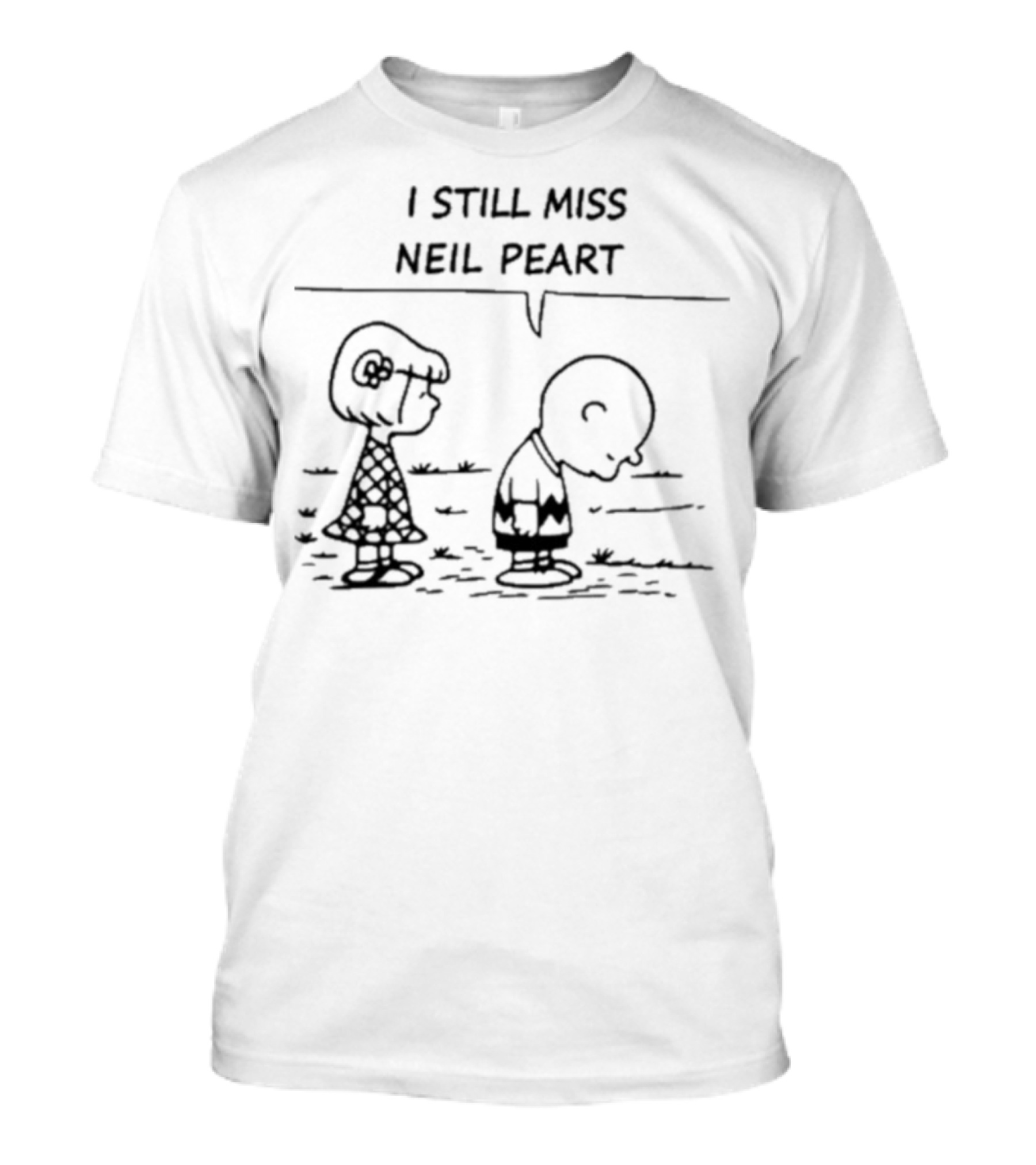 Charlie Brown Lucy Peanuts I Still Miss Neil Peart T-Shirt