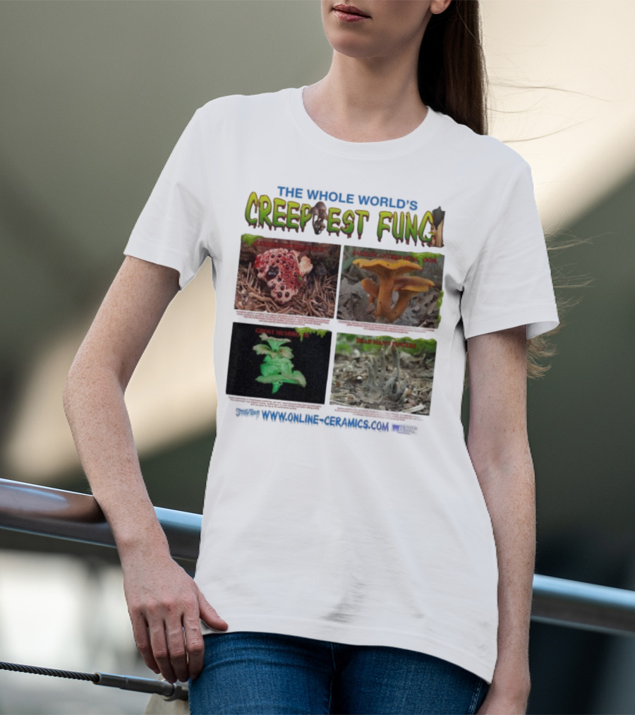 THE WHOLE WORLD'S CREEPIEST FUNG DEAD MAN'S FINGERS BLEEDING TOOTH MUSHROOM理念 T-Shirt