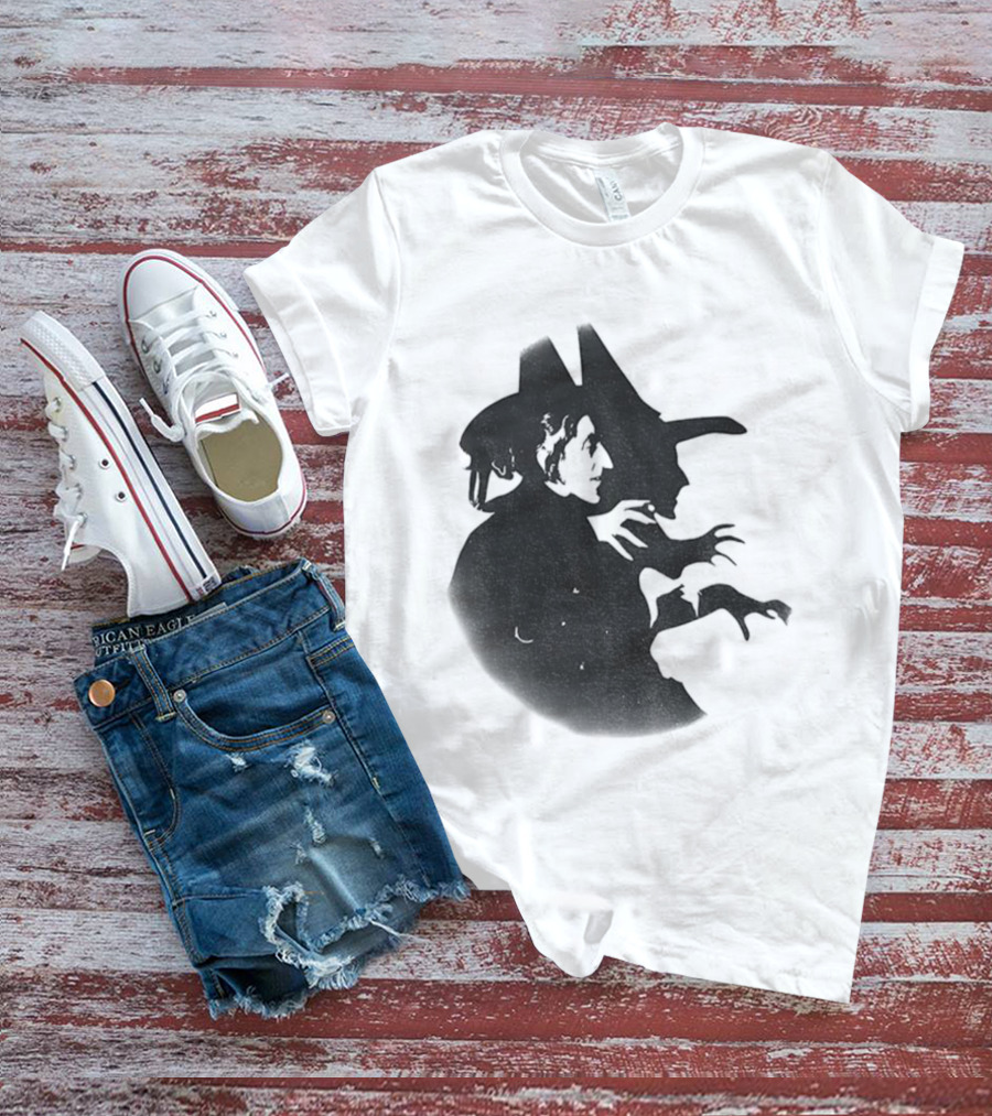 Wicked Witch Of The West Silhouette Halloween Oz Wizard T-Shirt
