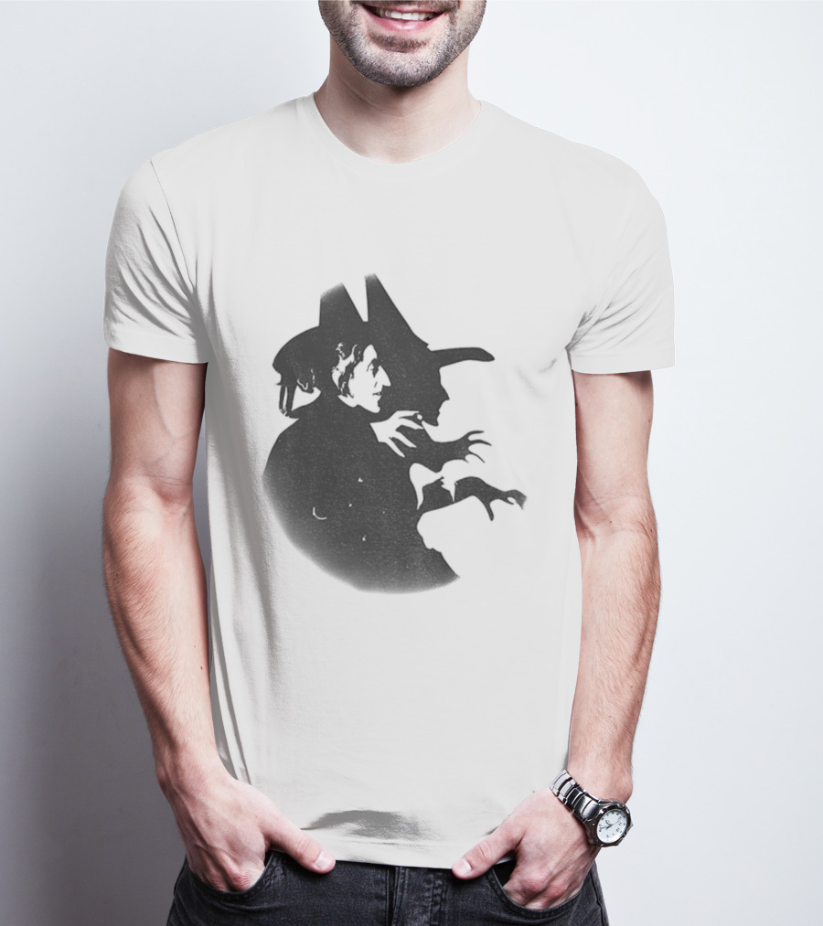Wicked Witch Of The West Silhouette Halloween Oz Wizard T-Shirt