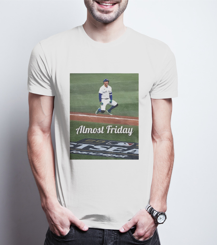 Almost Friday George Springer Jump Toronto Blue Jays Baseball Playoffs T-Shirt