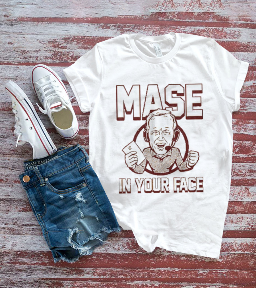 Mase In Your Face Coach Glen Mason Cartoon Style T-Shirt