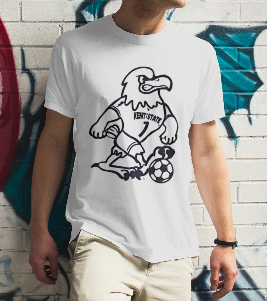 Kent State Eagle Soccer Mascot T-Shirt