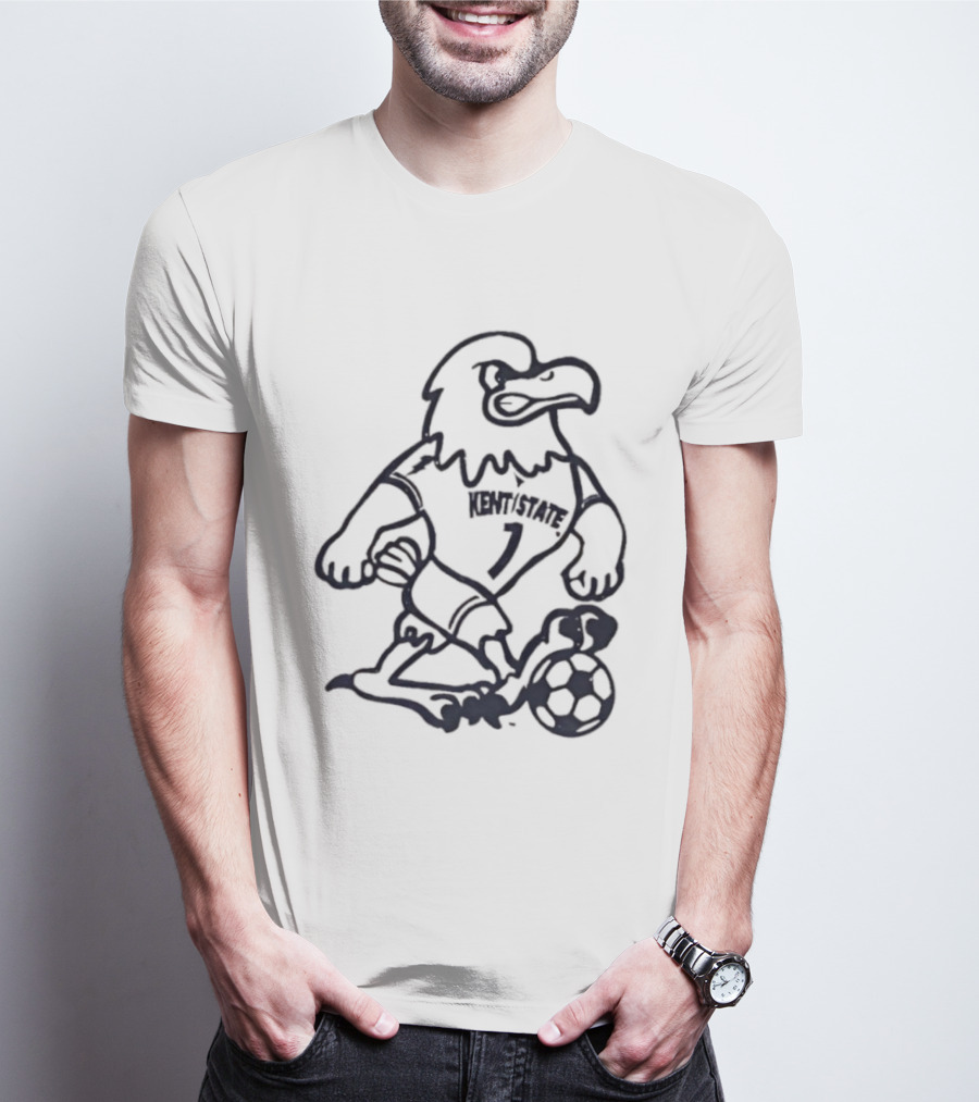 Kent State Eagle Soccer Mascot T-Shirt