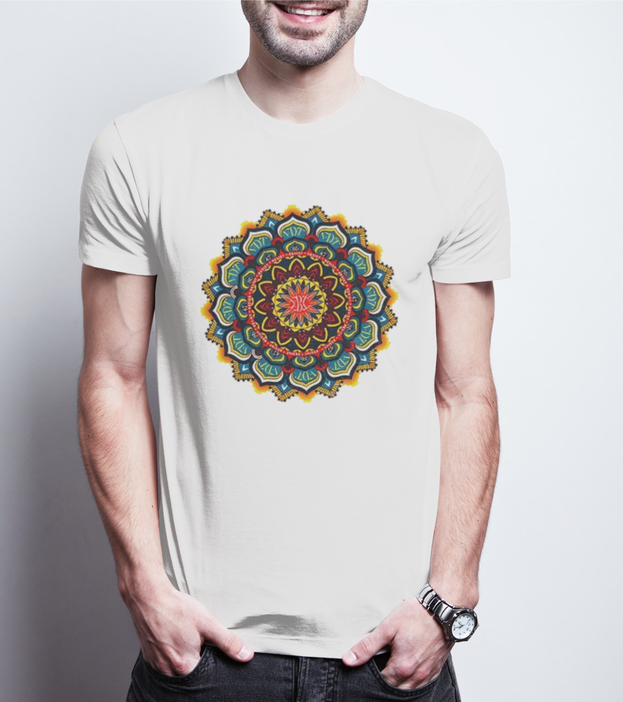 Mandala FDT Anti Trump Feminist Flower Pattern T-Shirt