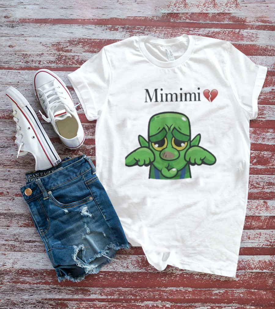 Mimimi Heartbroken Goblin Clash Royale Emojis T-Shirt