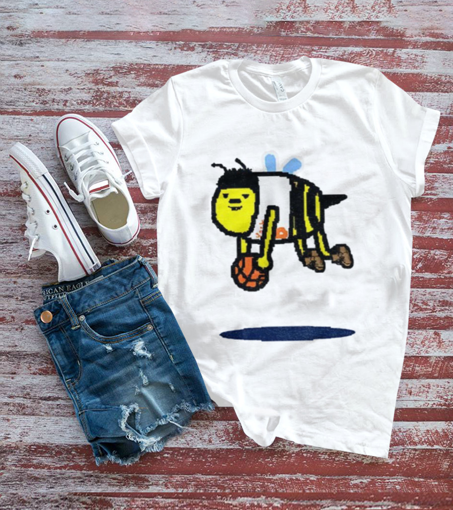 OG Anuno-bee Dribbling Basketball Knicks Paint Style T-Shirt
