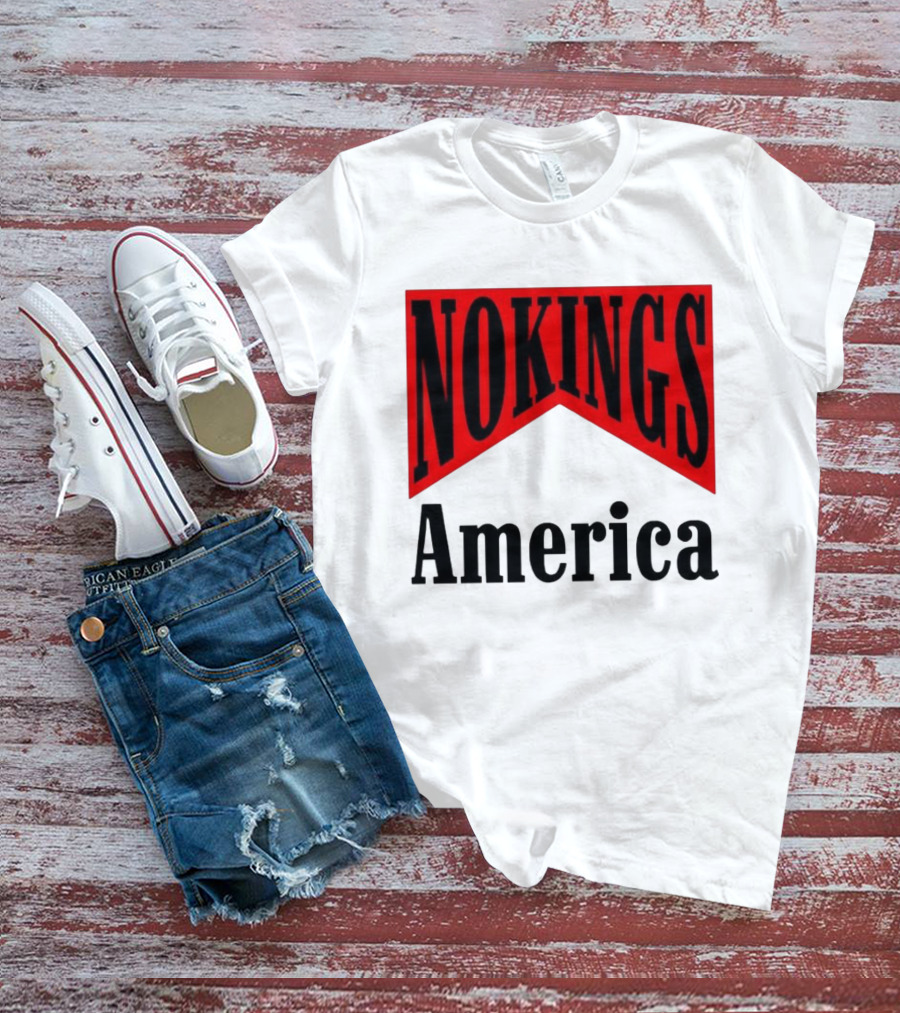NOKINGS America Medicine Packaging Sarcastic Fashion T-Shirt