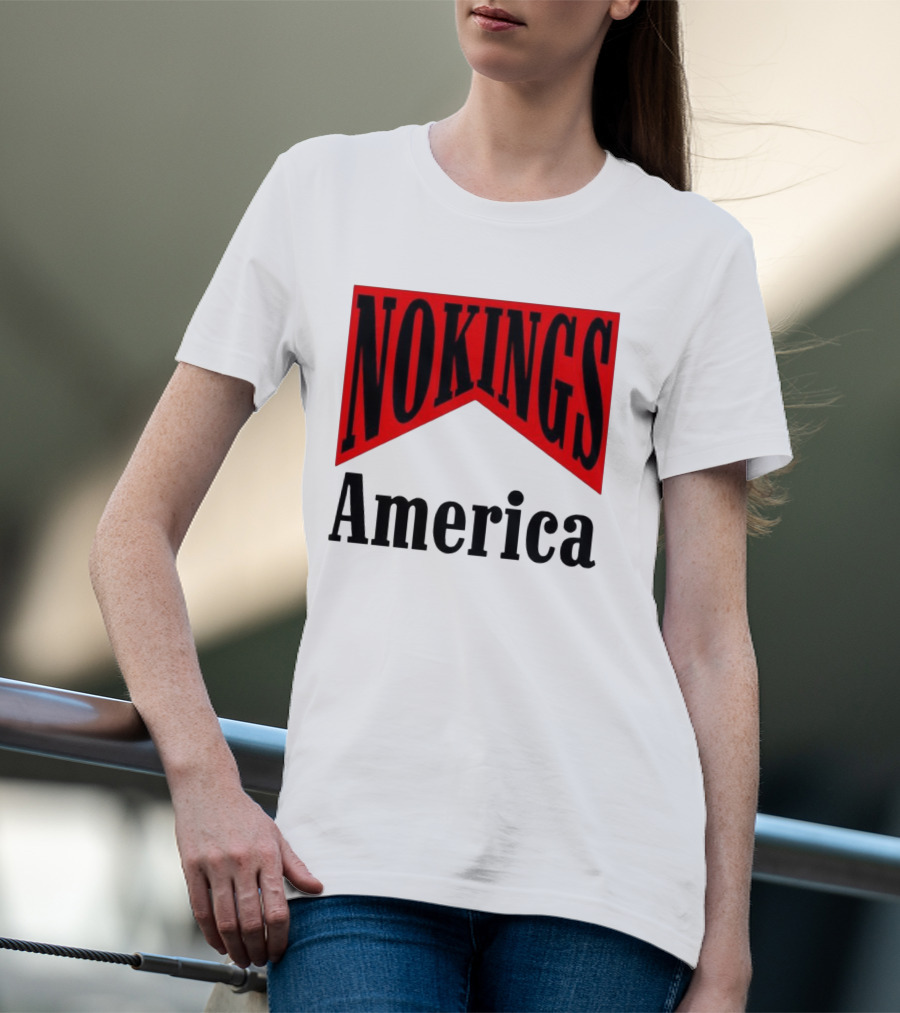 NOKINGS America Medicine Packaging Sarcastic Fashion T-Shirt