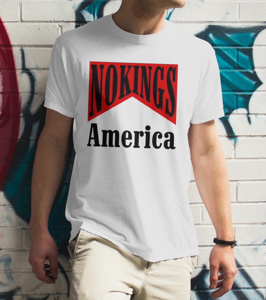 NOKINGS America Medicine Packaging Sarcastic Fashion T-Shirt