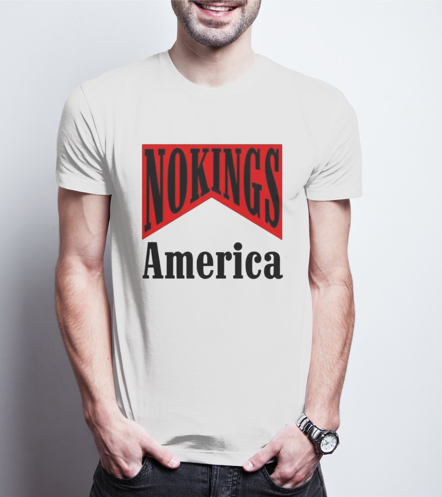 NOKINGS America Medicine Packaging Sarcastic Fashion T-Shirt