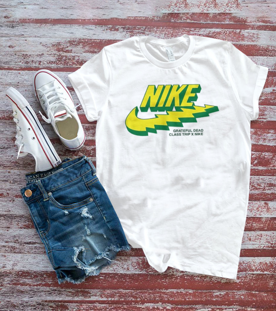 Oregon Ducks Grateful Dead Class Trip Nike Any Morning Any Evening Any Day T-Shirt