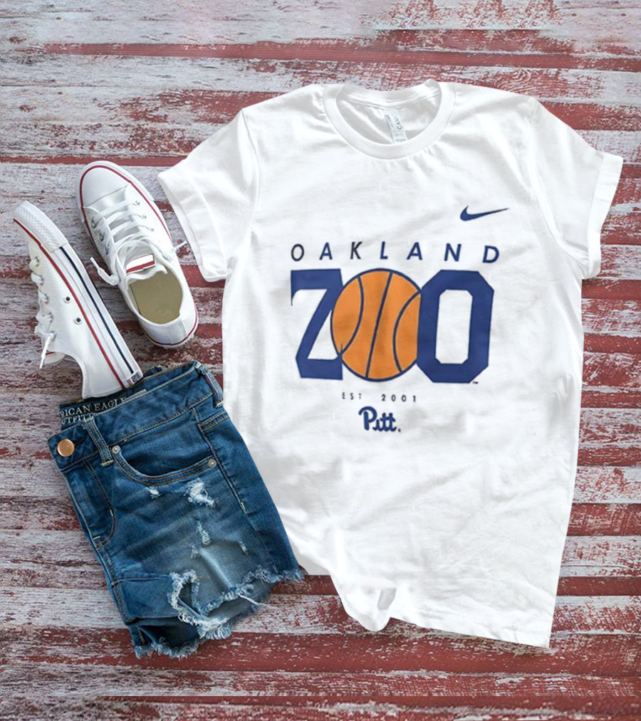 Pitt Oakland Zoo Basketball 2025 Est 2001 Nike T-Shirt