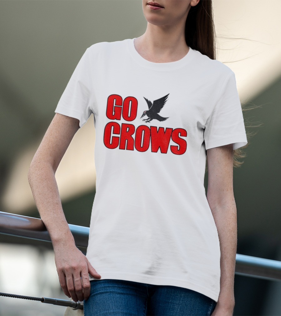 Tom Welling Go Crows Football Enthusiast Ravens Team Spirit T-Shirt